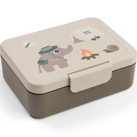 Bild på Done by Deer Lunch Box with Divider, Tiny Trails Sand