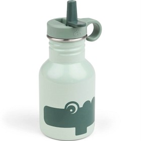 Bild på Done by Deer Metal Bottle Croco, Green