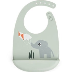 Bild på Done by Deer Silicone Bib, Playground Green