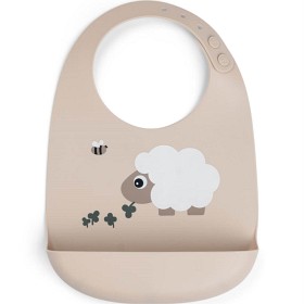 Bild på Done by Deer Silicone Bib Sheepy, Sand