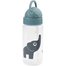 Bild på Done by Deer Straw Bottle Elphee, Blue