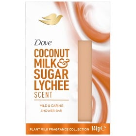 Bild på Dove Beauty Bar Coconut Milk & Sugar Lychee 141 g