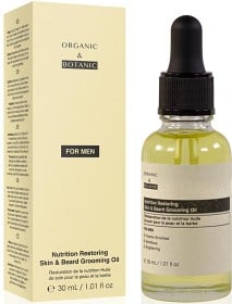 Bild på Organic & Botanic Nutrition Restoring Skin & Beard Grooming Oil 30 ml