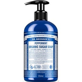 Bild på Dr Bronner Peppermint Organic Sugar Soap 355 ml