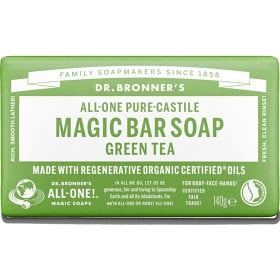 Bild på Dr. Bronner's Magic Soaps Green Tea Bar Soap 140 g