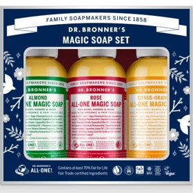 Bild på Dr. Bronner's Magic Soap Set 3 x 60 ml