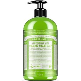 Bild på Dr Bronner’s Organic Sugar Soap Lemongrass-Lime 710 ml