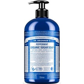 Bild på Dr. Bronner’s Organic Sugar Soap Peppermint 710 ml