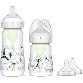 Bild på Dr.Brown Wide-Neck Options+ Bottle 150+270 ml, 2-pack