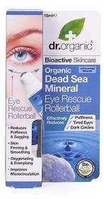 Bild på Dr Organic Dead Sea Mineral Eye Rescue Rollerball 15 ml