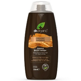 Bild på Dr Organic Ginseng Hair & Body Wash for Men 250 ml