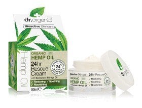 Bild på Dr Organic Hemp Oil 24hr Rescue Cream 50 ml