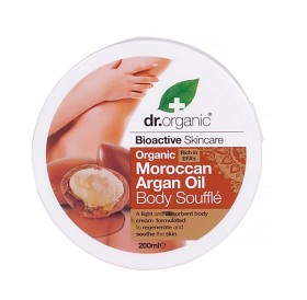 Bild på Dr Organic Moroccan Argan Oil Body Soufflé 200 g