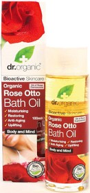 Bild på Dr Organic Rose Otto Bath Oil 100 ml