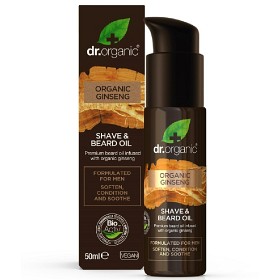 Bild på Dr Organic Ginseng Shave & Beard Oil 50 ml