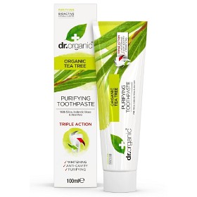 Bild på Dr Organic Tea Tree Toothpaste 100 ml
