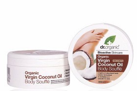 Bild på Dr Organic Virgin Coconut Oil Body Soufflé 200 ml