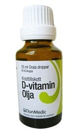 Bild på Dunmedic D-vitamin olja 80 IE/droppe 25 ml