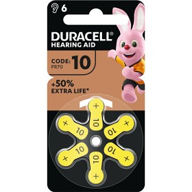 Bild på Duracell DA10 Hearing Aid Batteries 6 st