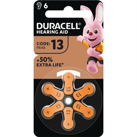 Bild på Duracell DA13 Hearing Aid Batteries 6 st