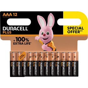 Bild på Duracell Plus AAA alkaline 12-pack
