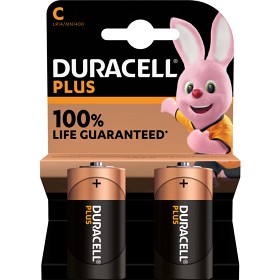 Bild på Duracell Plus C alkaline 2-pack