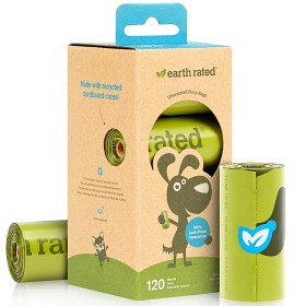 Bild på Earth Rated Poop Bags refiller 8 st (120 påsar)