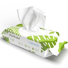 Bild på Earth Rated Wipes Compostable 100 st oparfy