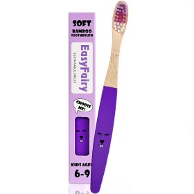 Bild på EasyFairy bambutandborste 6-9 år Purple