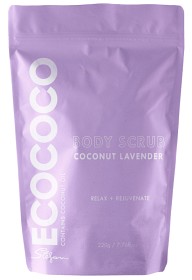 Bild på EcoCoco Body Scrub Coconut Lavender 220 g