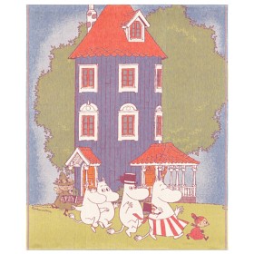 Bild på Ekelund Pläd Moomin House 140x170 cm