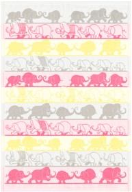 Bild på Ekelund Barnfilt Elefant Rosa 72 x 105 cm