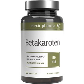 Bild på Elexir Pharma Betakaroten 50 mg 50 kapslar
