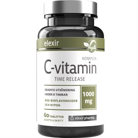 Bild på Elexir C-vitamin 1000 mg Time Release 60 tabletter