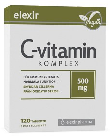 Bild på Elexir C-vitamin Komplex 120 tabletter refill