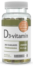 Bild på Elexir D3-vitamin 2500 IE 360 kapslar