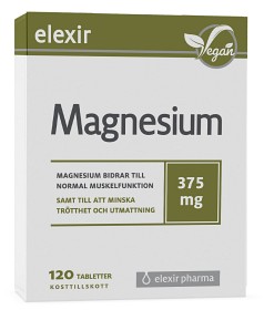 Bild på Elexir Magnesium 375 mg 120 tabletter refill