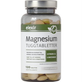 Bild på Elexir Pharma Magnesium Tuggtabletter 120 Tuggtabletter