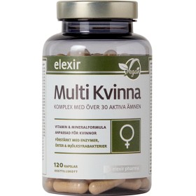 Bild på Elexir Pharma Multi Kvinna 120 kapslar
