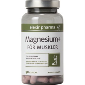 Bild på Elexir Pharma Magnesium+ för muskler 90 kapslar