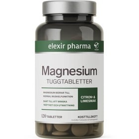 Bild på Elexir Pharma Magnesium Tuggtabletter 120 Tuggtabletter
