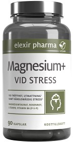 Bild på Elexir Pharma Magnesium+ vid stress 90 kapslar