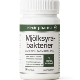 Bild på Elexir Pharma Mjölksyrabakterier 60 kapslar