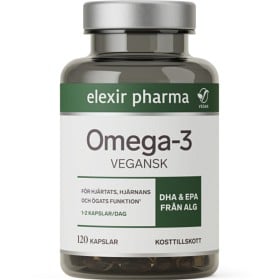 Bild på Elexir Pharma Omega-3 Vegansk 120 kapslar