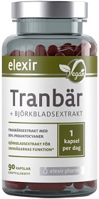 Bild på Elexir Pharma Tranbär 90 kapslar