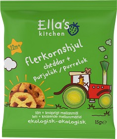 Bild på Ella's Flerkornshjul Cheddar 15 g
