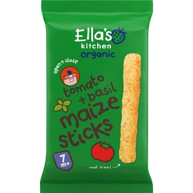 Bild på Ella's Maize Sticks Tomat & Basilika 16 g