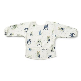 Bild på Elodie Longsleeved Baby Bib Forest Mouse