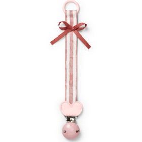 Bild på Elodie Pacifier Clip Wood Candy Stripes