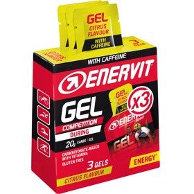 Bild på Enervit E.Sport Gel Competition Citrus 25 ml 3-pack